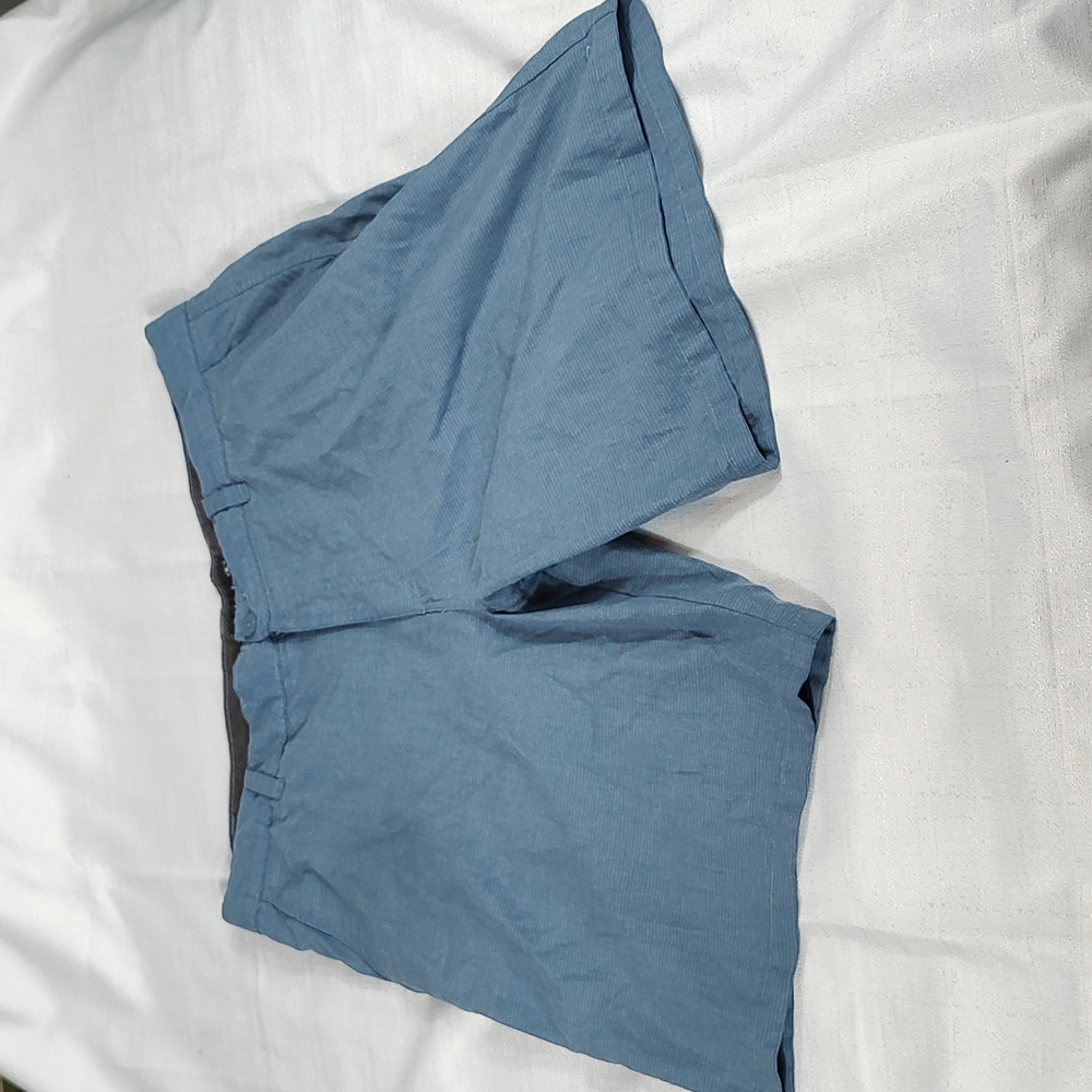 O'Neil Blue Casual Button and Zip Up Golf Athletic Shorts Mens Size 40